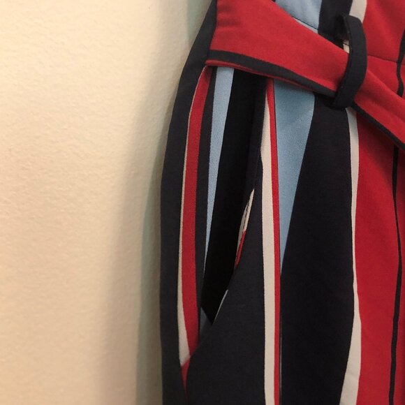 Romeo & Juliet Couture vertical-stripe pants w/ pockets sz M - Picture 7 of 10